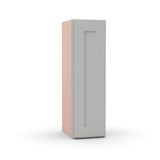 Liberty Shaker Ashen - 9 Inch Height Single Door Wall Cabinet - 9" Width x 30" Height x 12" Depth