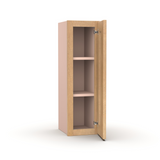 Liberty Shaker Karamel - 9 Inch Height Single Door Wall Cabinet - 9" Width x 30" Height x 12" Depth