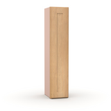 Liberty Shaker Karamel - 9 Inch Height Single Door Wall Cabinet - 09" Width x 42" Height x 12" Depth