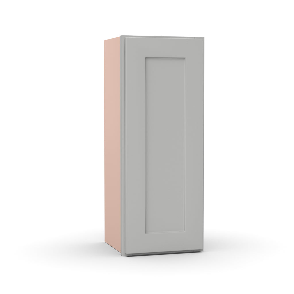 Liberty Shaker Ashen - 12 Inch Height Single Door Wall Cabinet - 12