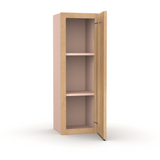 Liberty Shaker Karamel - 12 Inch Height Single Door Wall Cabinet - 12" Width x 36" Height x 12" Depth