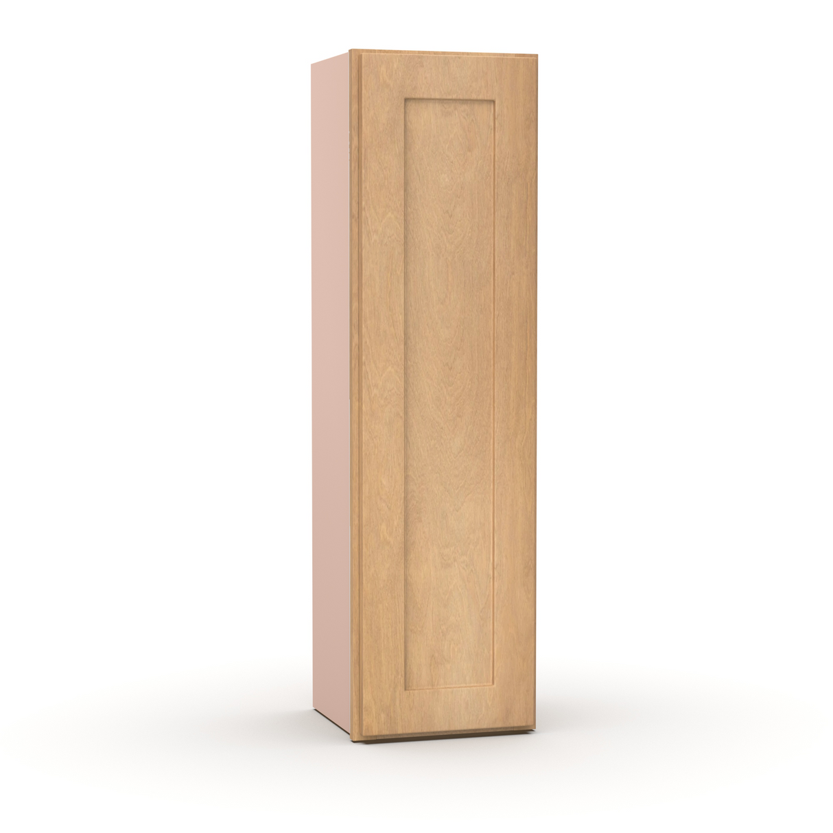 Liberty Shaker Karamel - 12 Inch Height Single Door Wall Cabinet - 12" Width x 42" Height x 12" Depth