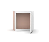 Liberty Shaker White 12"Height Single Door Wall Cabinet - 15"W x 12"H x 12"D