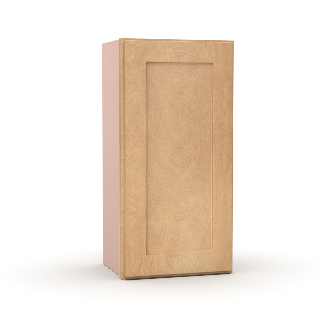 Liberty Shaker Karamel - 15 Inch Height Single Door Wall Cabinet - 15" Width x 30" Height x 12" Depth