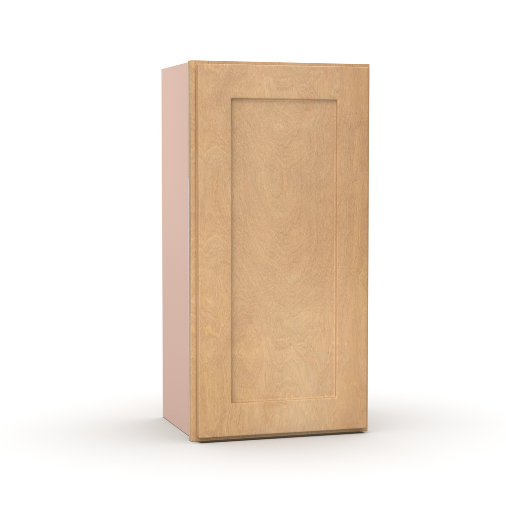 Liberty Shaker Karamel - 15 Inch Height Single Door Wall Cabinet - 15
