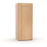 Liberty Shaker Karamel - 15 Inch Height Single Door Wall Cabinet - 15" Width x 36" Height x 12" Depth