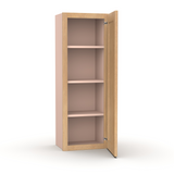 Liberty Shaker Karamel - 15 Inch Height Single Door Wall Cabinet - 15" Width x 42" Height x 12" Depth