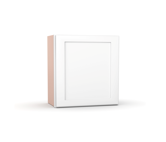 Liberty Shaker White Single Door Wall Cabinet - 18