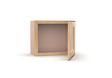 RTA - Liberty Shaker Karamel - Single Door Wall Cabinets - 18"W x 12"H x 12"D