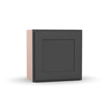 Liberty Shaker Grey - 18 Inch Height Single Door Wall Cabinet - 18" Width x 18" Height x 12" Depth