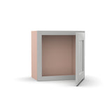 Liberty Shaker Ashen - 18 Inch Height Single Door Wall Cabinet - 18" Width x 18" Height x 12" Depth