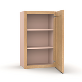 Liberty Shaker Karamel - 18 Inch Height Single Door Wall Cabinet - 18" Width x 30" Height x 12" Depth