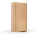 Liberty Shaker Karamel - 18 Inch Height Single Door Wall Cabinet - 18" Width x 36" Height x 12" Depth
