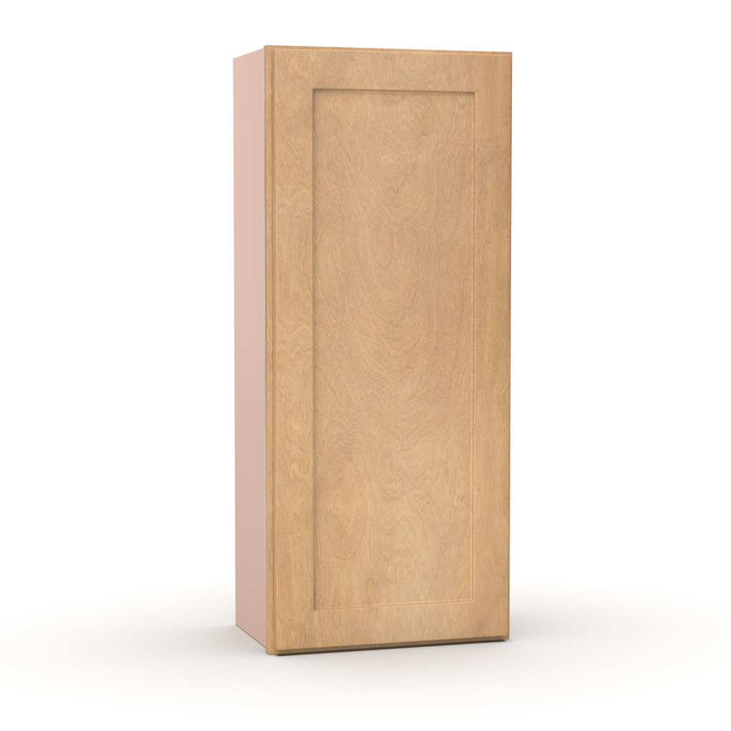 Liberty Shaker Karamel - 18 Inch Height Single Door Wall Cabinet - 18