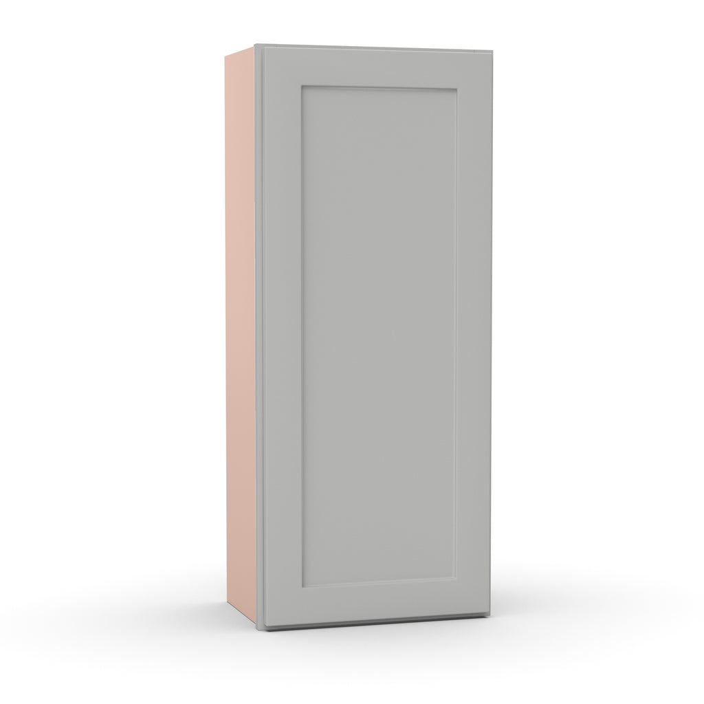 Liberty Shaker Ashen - 18 Inch Height Single Door Wall Cabinet - 18