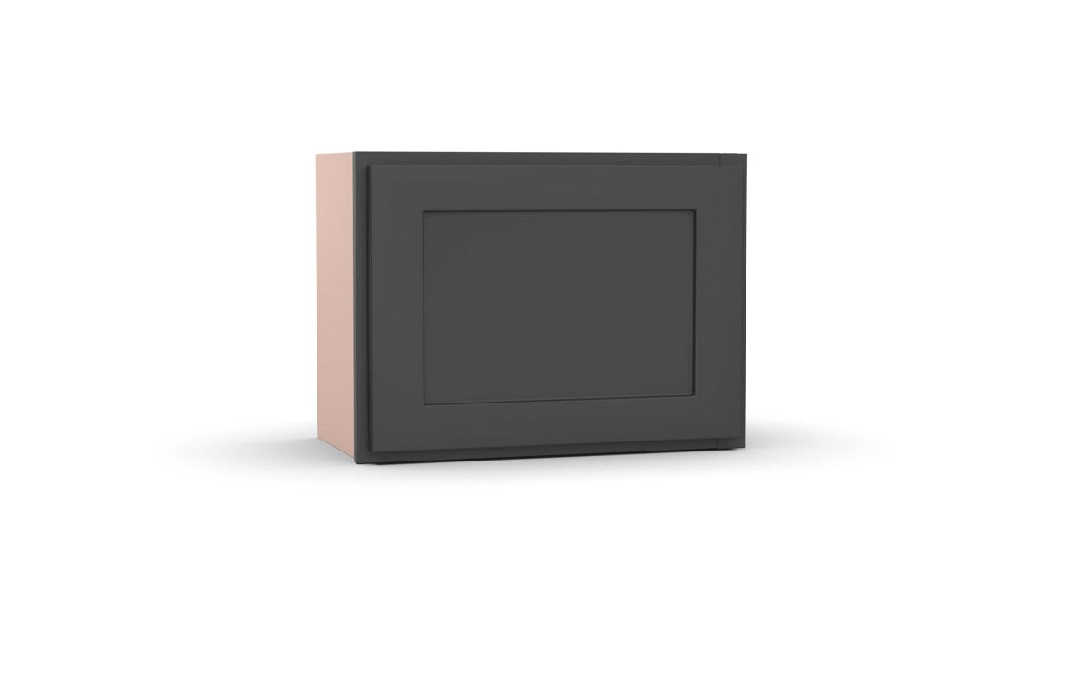 RTA - Liberty Shaker Grey - Single Door Wall Cabinets - 21"W x 12"H x 12"D