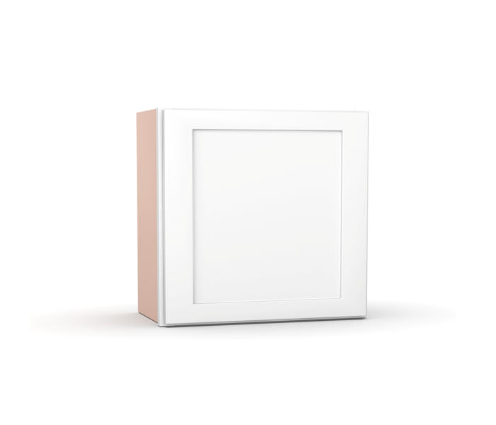 Liberty Shaker White Single Door Wall Cabinet - 21