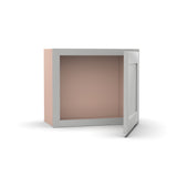 Liberty Shaker Ashen - 21 Inch Height Single Door Wall Cabinet - 21" Width x 18" Height x 12" Depth