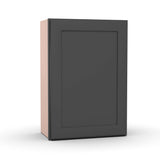 Liberty Shaker Grey - 21 Inch Height Single Door Wall Cabinet - 21" Width x 30" Height x 12" Depth