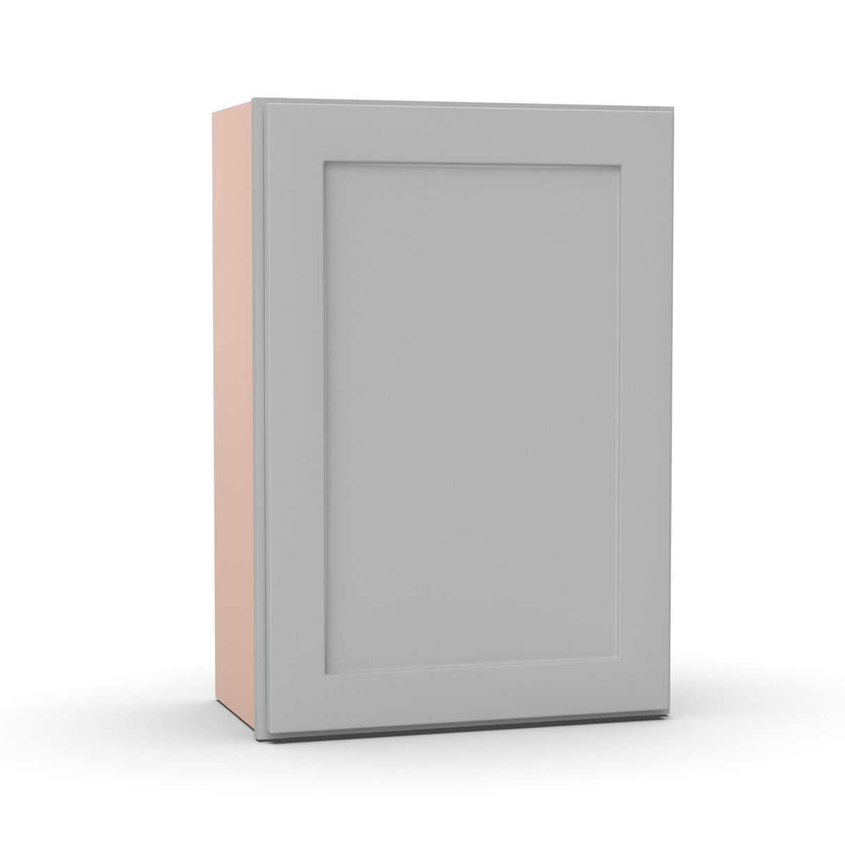 Liberty Shaker Ashen - 21 Inch Height Single Door Wall Cabinet - 21" Width x 30" Height x 12" Depth