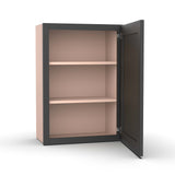 Liberty Shaker Grey - 21 Inch Height Single Door Wall Cabinet - 21" Width x 30" Height x 12" Depth