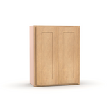 Liberty Shaker Karamel - 24 Inch Height Double Door Wall Cabinet - 24" Width x 30" Height x 12" Depth
