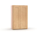 Liberty Shaker Karamel - 24 Inch Height Double Door Wall Cabinet - 24" Width x 36" Height x 12" Depth