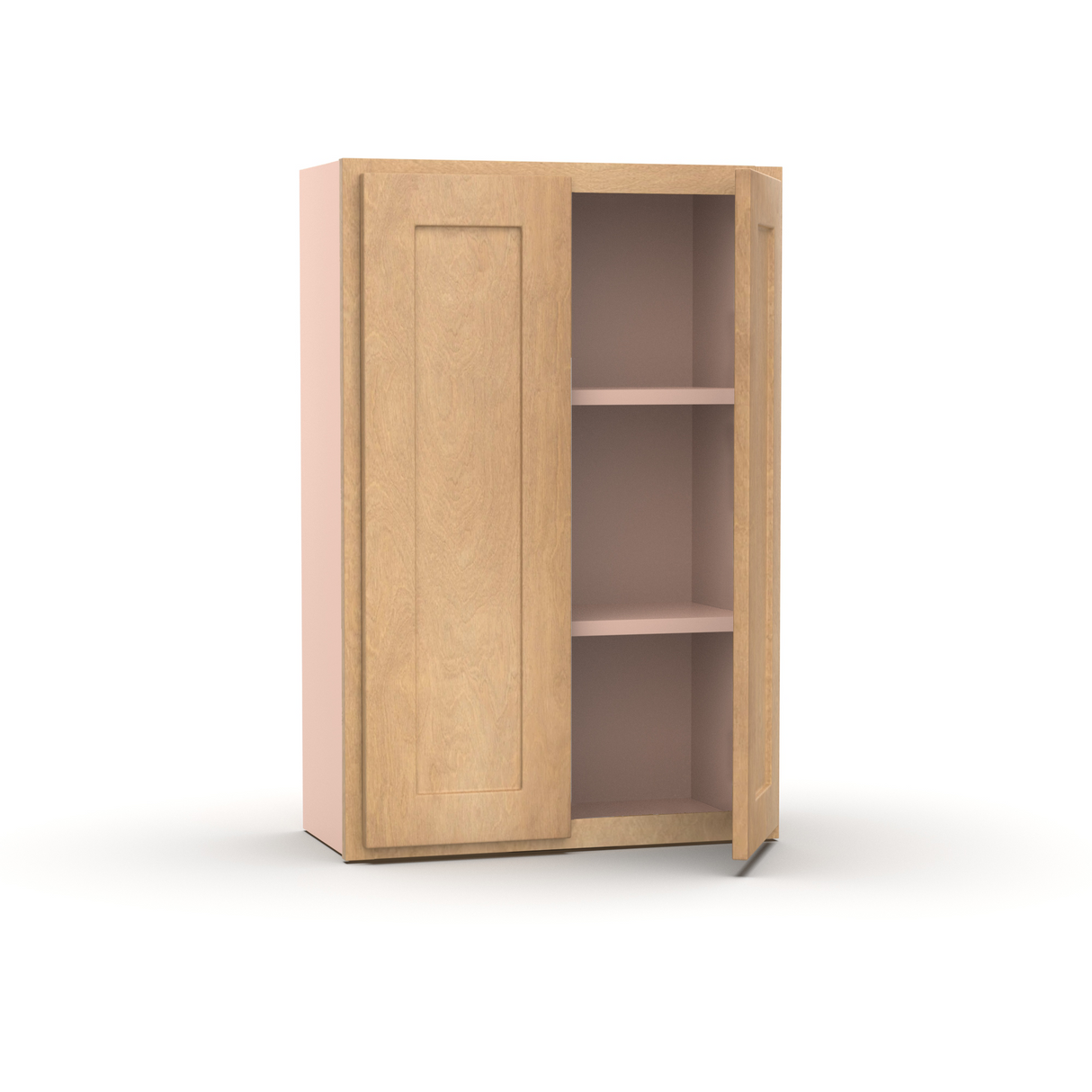 Liberty Shaker Karamel - 24 Inch Height Double Door Wall Cabinet - 24" Width x 36" Height x 12" Depth