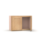Liberty Shaker Karamel - 27 Inch Height Double Door Wall Cabinet - 27" Width x 18" Height x 12" Depth