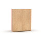Liberty Shaker Karamel - 27 Inch Height Double Door Wall Cabinet - 27" Width x 30" Height x 12" Depth