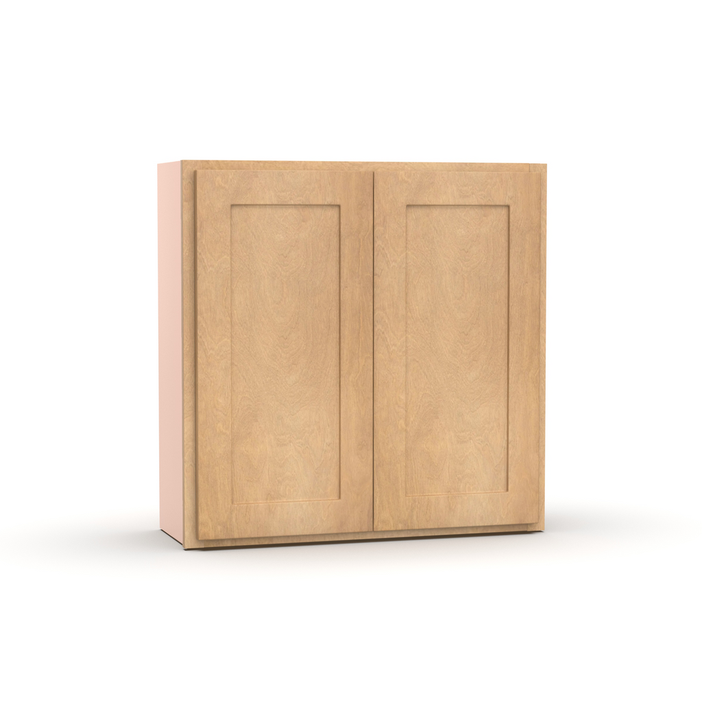 Liberty Shaker Karamel - 30 Inch Height Double Door Wall Cabinet - 30