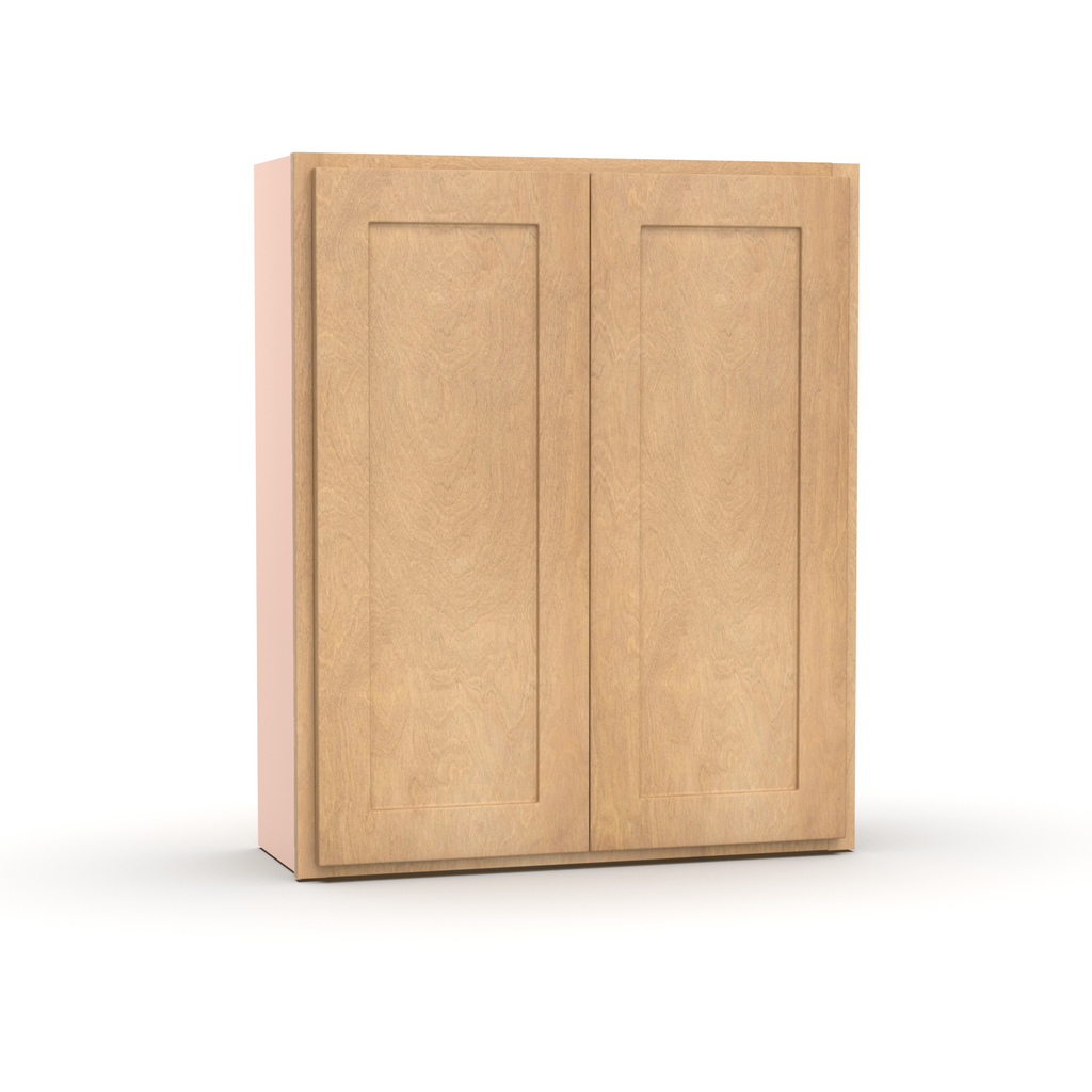 Liberty Shaker Karamel - 30 Inch Height Double Door Wall Cabinet - 30