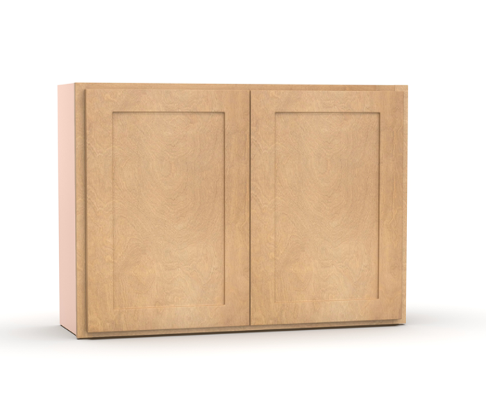 Liberty Shaker Karamel - 33 Inch Height Double Door Wall Cabinet - 33" Width x 24" Height x 12" Depth