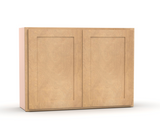 Liberty Shaker Karamel - 33 Inch Height Double Door Wall Cabinet - 33" Width x 24" Height x 12" Depth