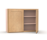 Liberty Shaker Karamel - 33 Inch Height Double Door Wall Cabinet - 33" Width x 24" Height x 12" Depth