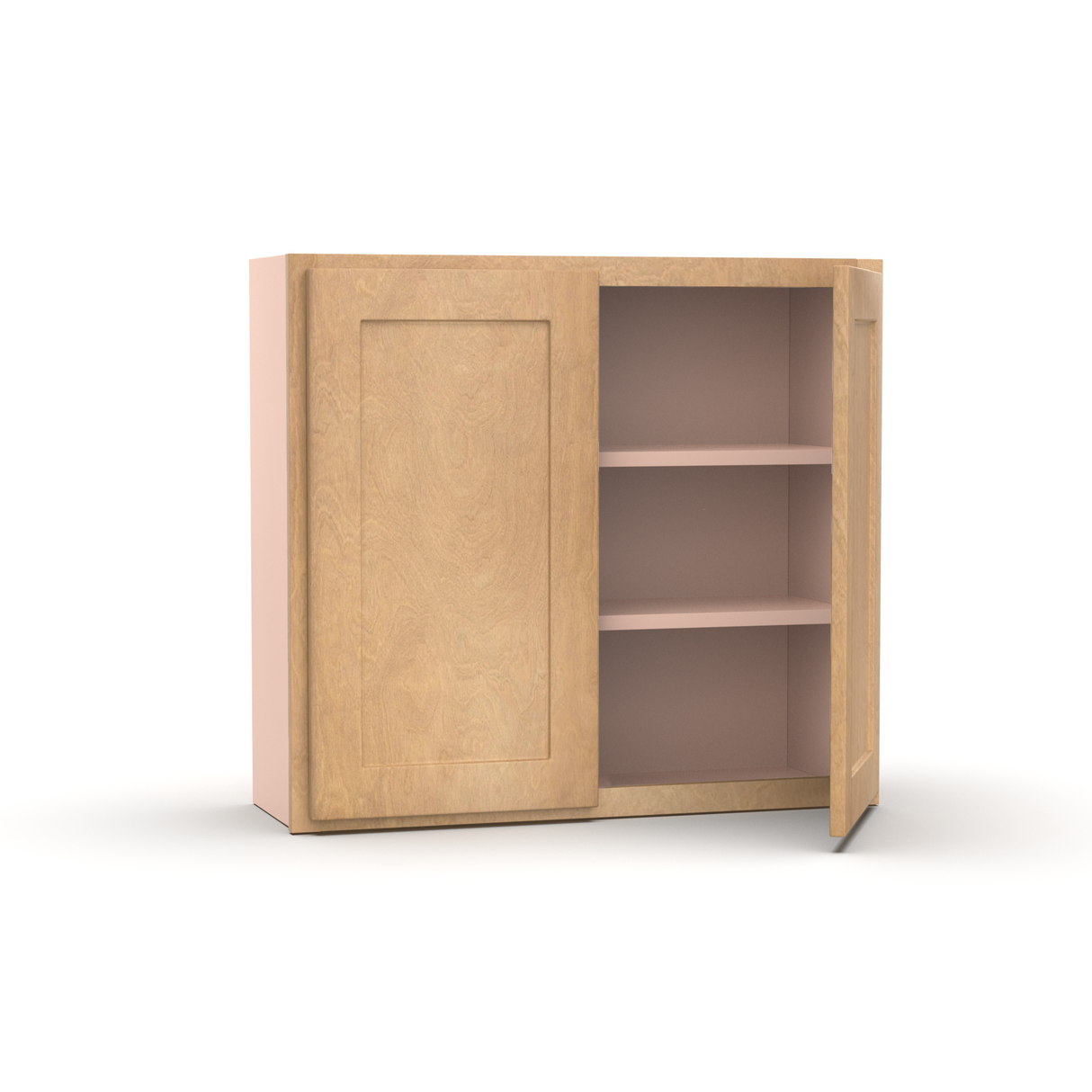 Liberty Shaker Karamel - 33 Inch Height Double Door Wall Cabinet - 33" Width x 30" Height x 12" Depth