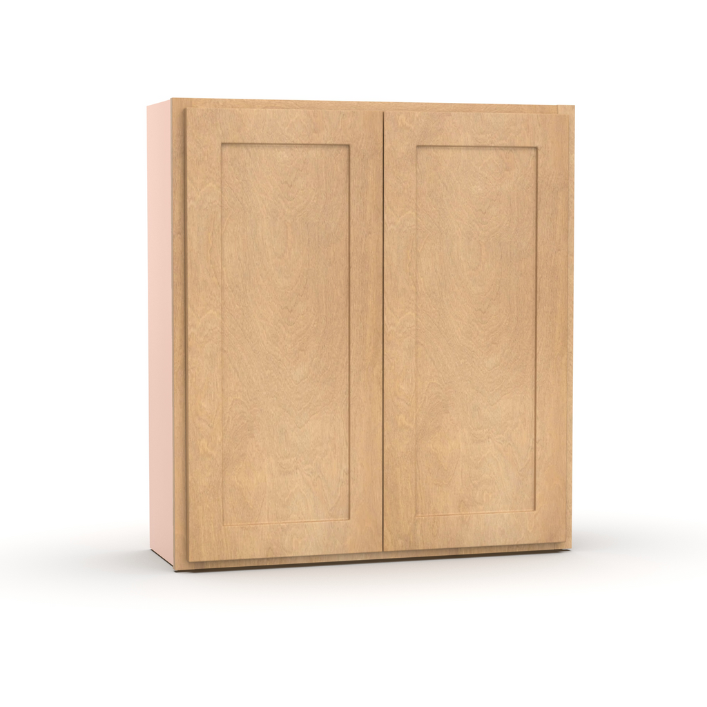 Liberty Shaker Karamel - 33 Inch Height Double Door Wall Cabinet - 33