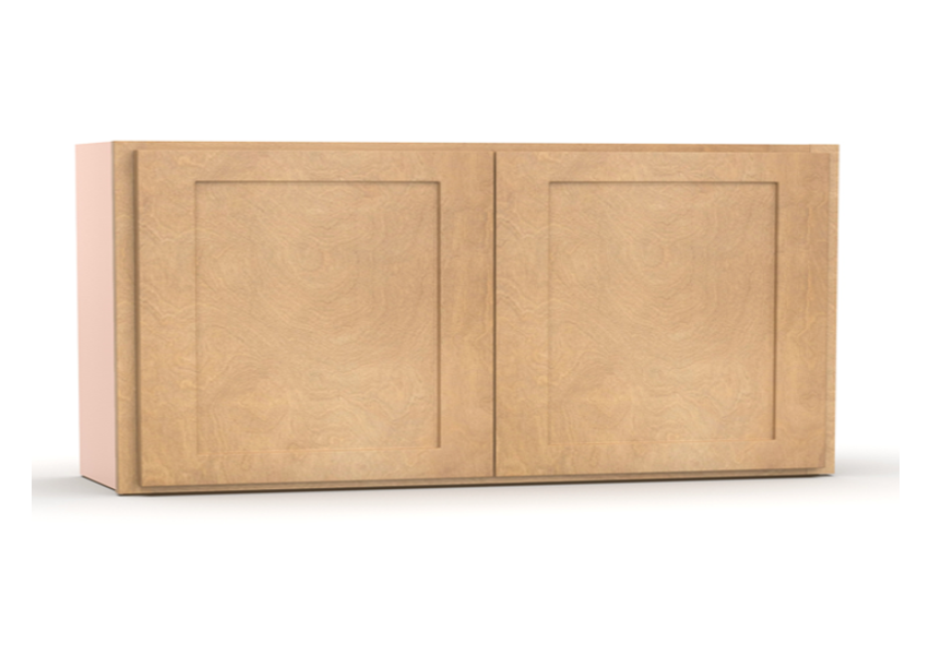 Liberty Shaker Karamel - 36 Inch Height Double Door Wall Cabinet - 36