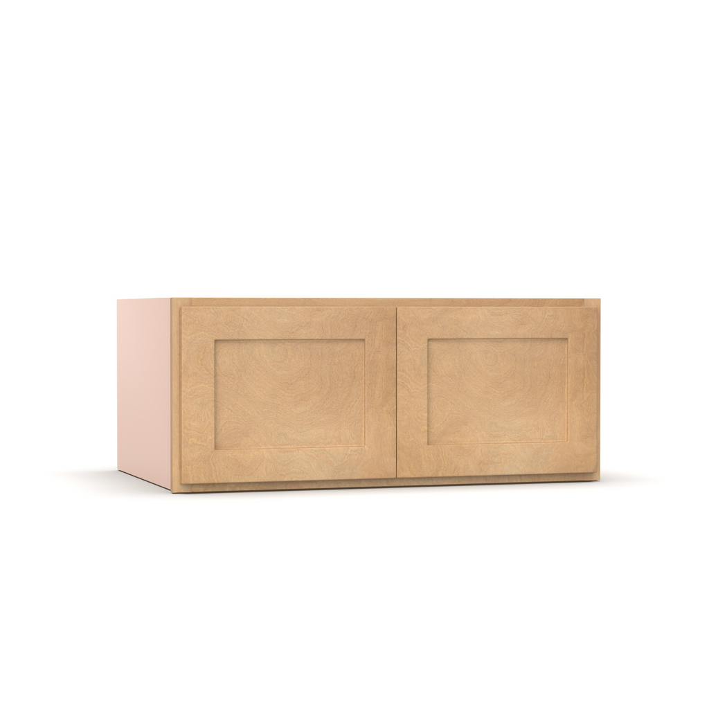 Liberty Shaker Karamel - 36 Inch Deep Double Door Wall Cabinet - 36