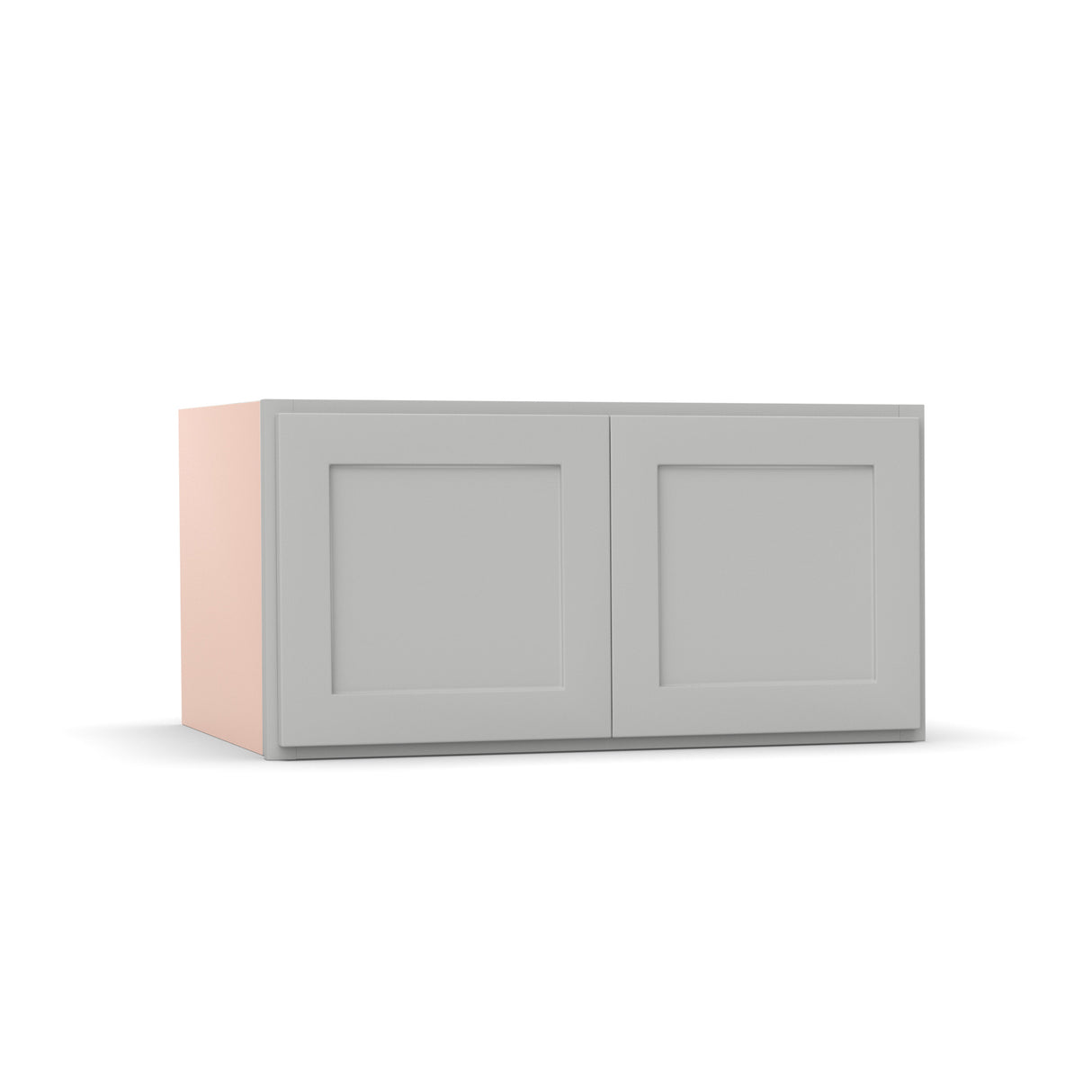 Liberty Shaker Ashen - 36 Inch Deep Double Door Wall Cabinet - 36" Width x 18" Height x 24" Depth