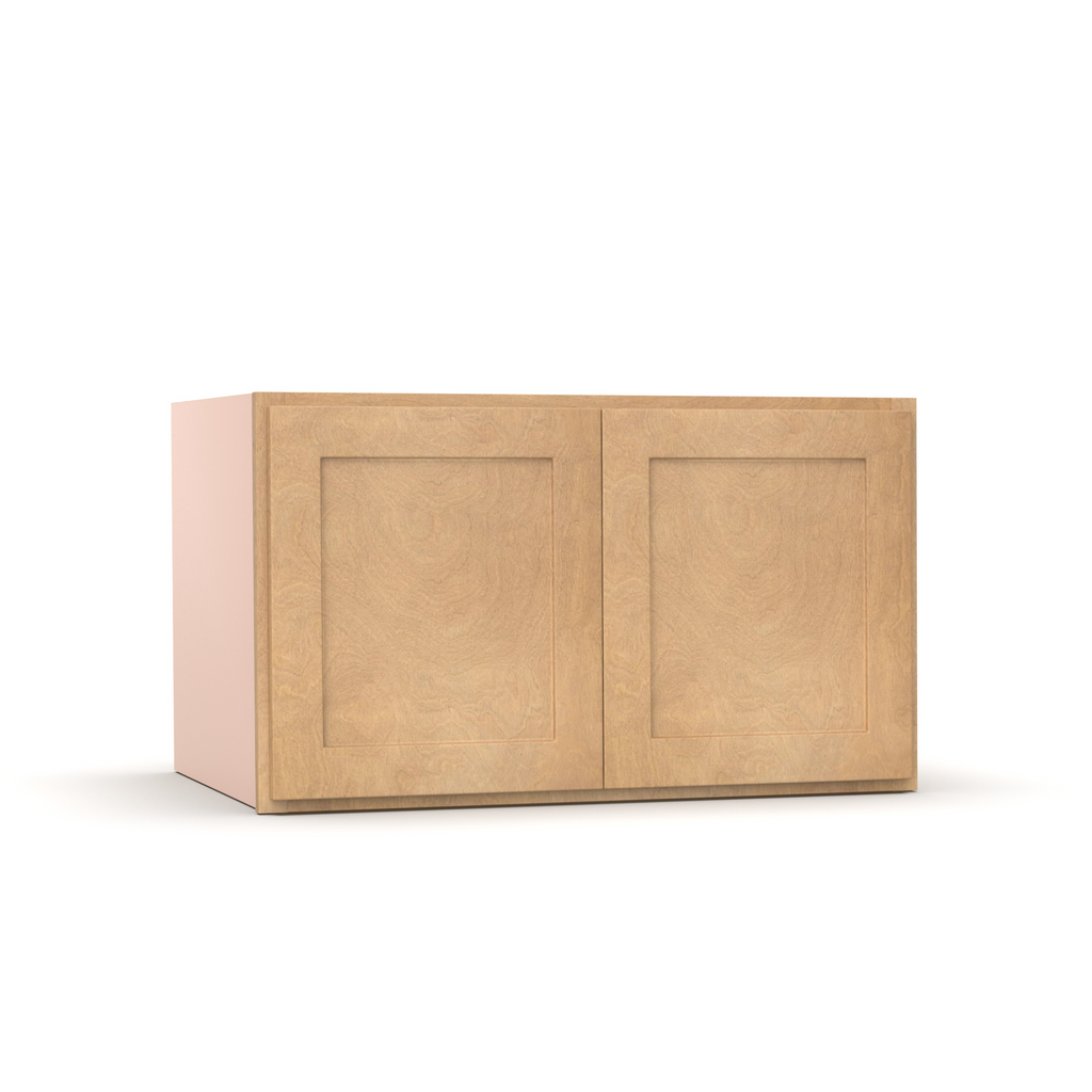 Liberty Shaker Karamel - 36 Inch Deep Double Door Wall Cabinet - 36