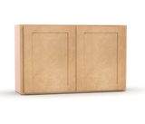 Liberty Shaker Karamel - 36 Inch Height Double Door Wall Cabinet - 36" Width x 21" Height x 12" Depth