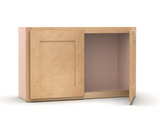 Liberty Shaker Karamel - 36 Inch Height Double Door Wall Cabinet - 36" Width x 21" Height x 12" Depth