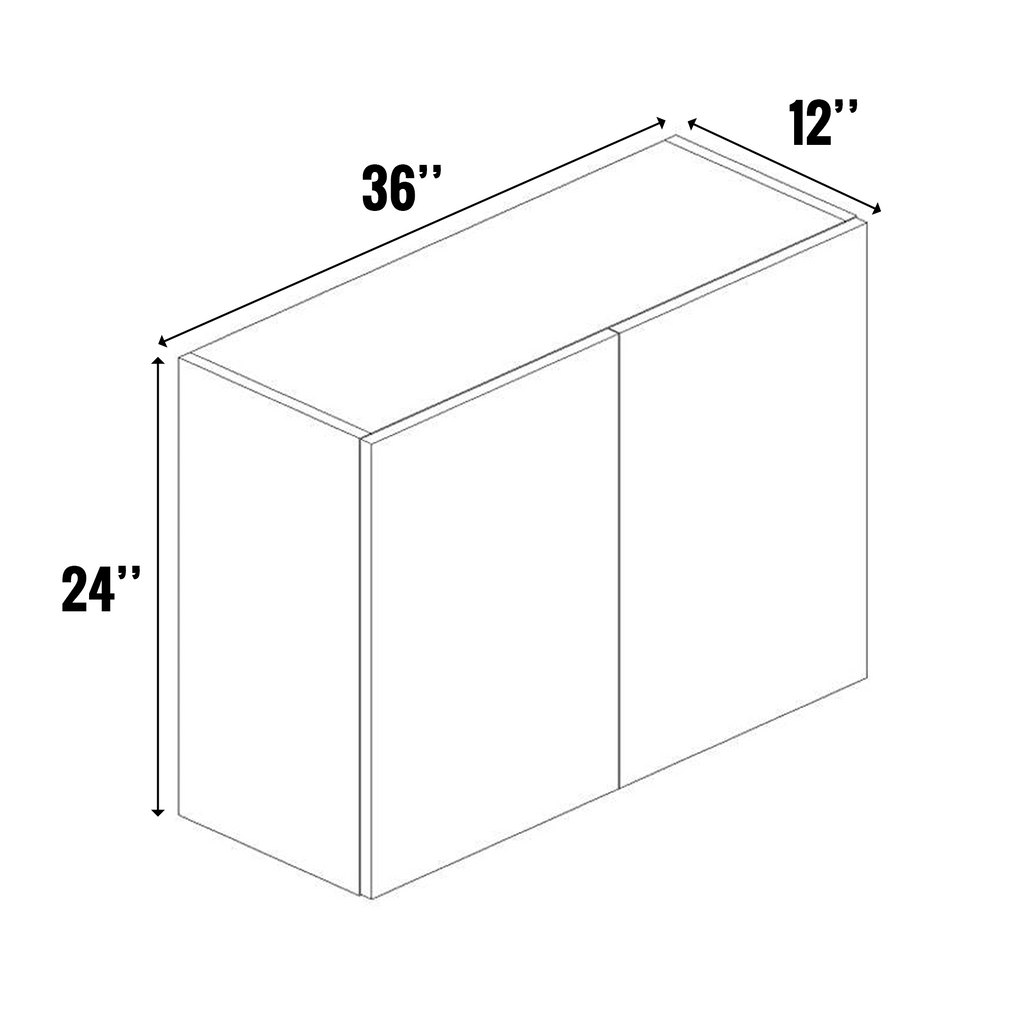 RTA - Gris Nube Matte - Wall Cabinet - 36