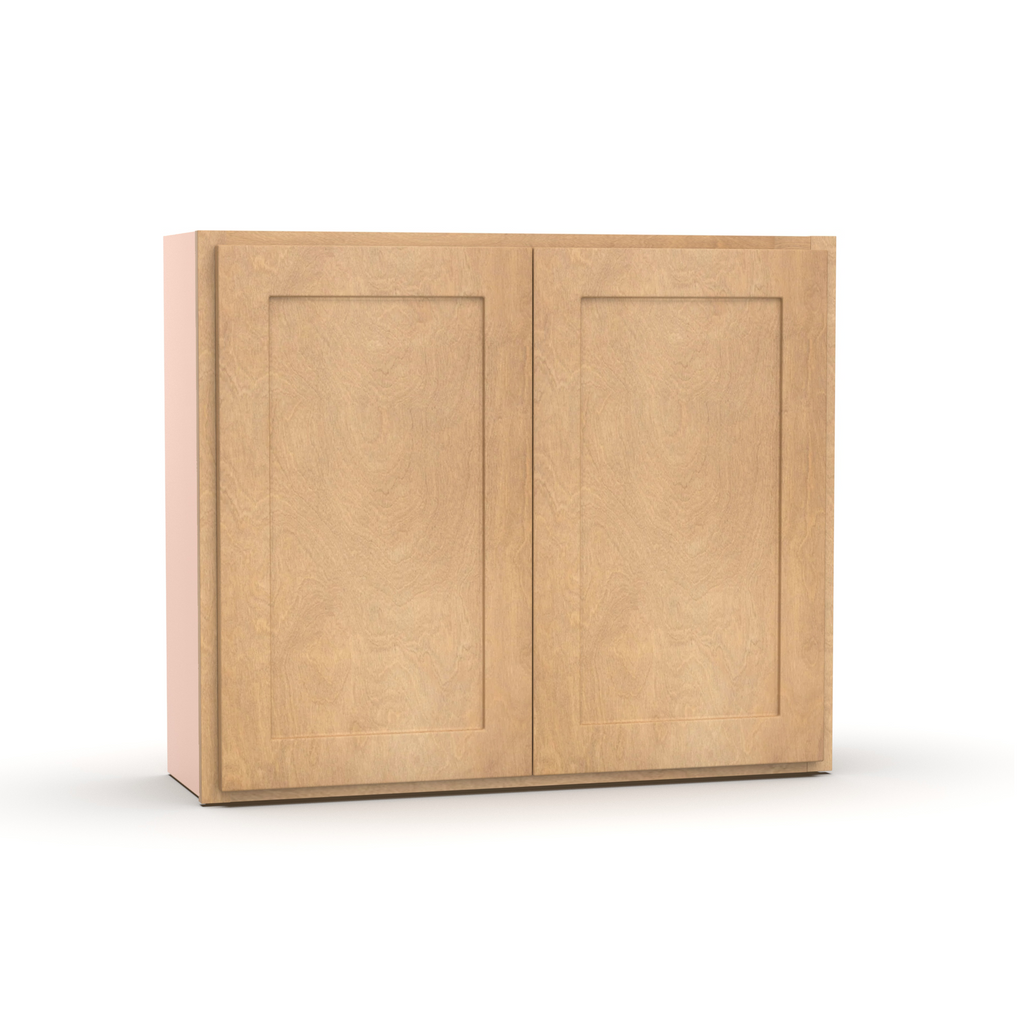 Liberty Shaker Karamel - 36 Inch Height Double Door Wall Cabinet - 36