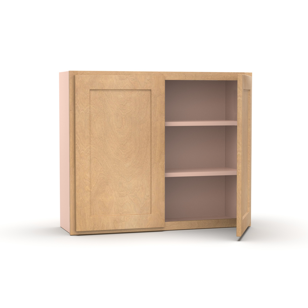Liberty Shaker Karamel - 36 Inch Height Double Door Wall Cabinet - 36" Width x 30" Height x 12" Depth