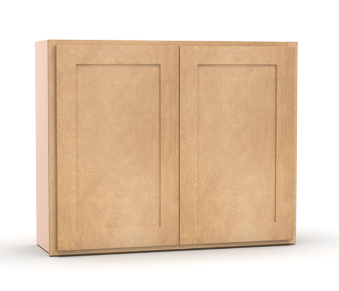 Liberty Shaker Karamel - 36 Inch Height Double Door Wall Cabinet - 36