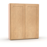 Liberty Shaker Karamel - 36 Inch Height Double Door Wall Cabinet - 36" Width x 42" Height x 12" Depth