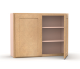 Liberty Shaker Karamel - 39 Inch Height Double Door Wall Cabinet - 39" Width x 30" Height x 12" Depth