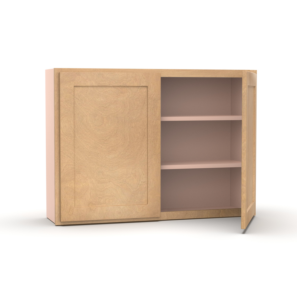 Liberty Shaker Karamel - 42 Inch Height Double Door Wall Cabinet - 42" Width x 30" Height x 12" Depth